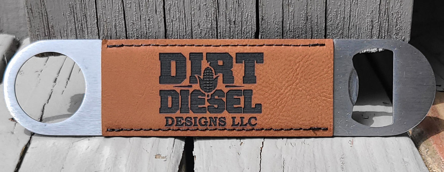 Bottle Opener Leatherette