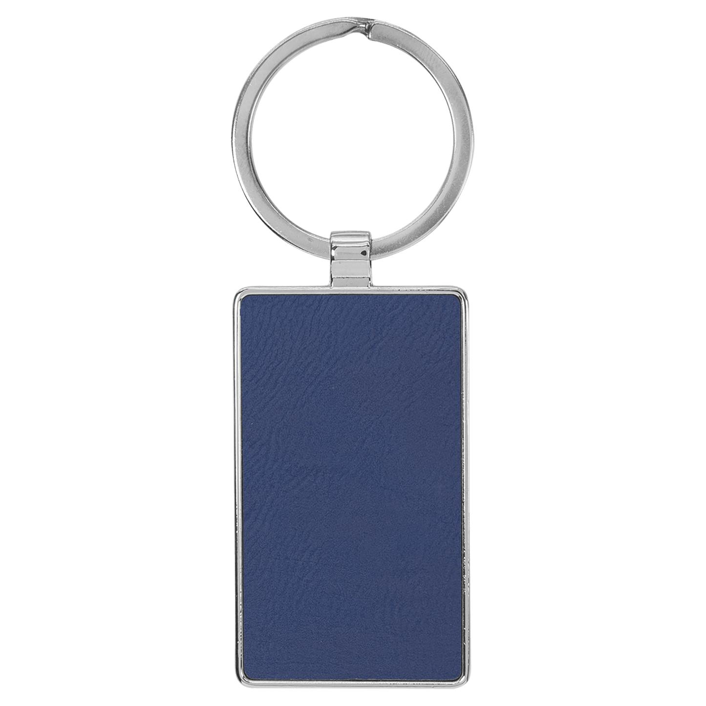 Leatherette/Metal Keychain Rectangle